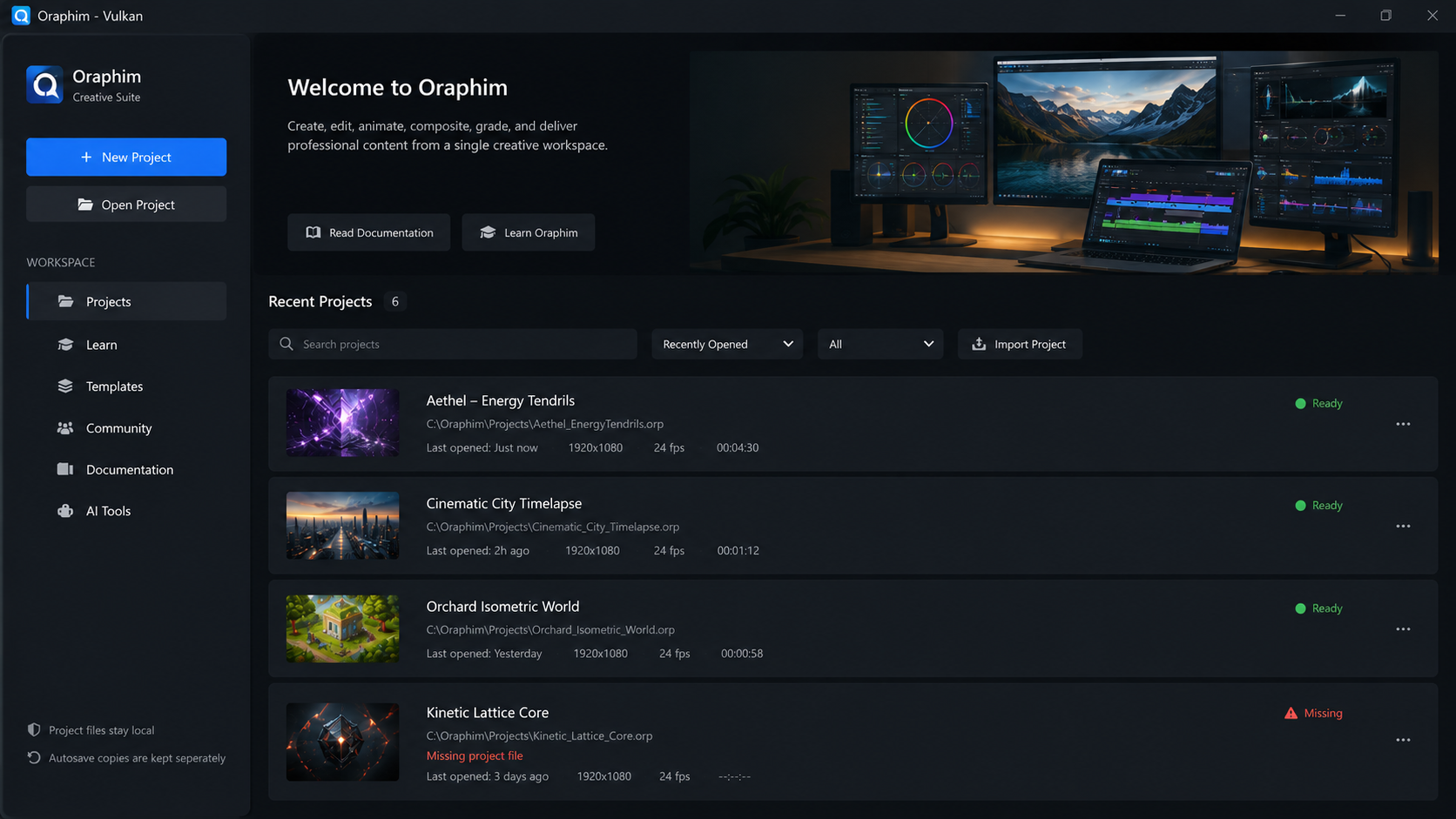 Oraphim project hub