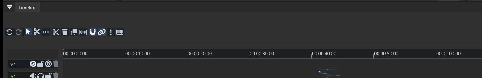 Timeline for a structured online video